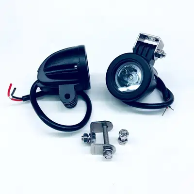 DRAG RACE SOLUTIONS LED Dragster Headlights - Black 2-Pack