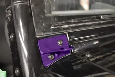 Steinjager Steinjäger Exterior Accessories Wrangler JK 2007-2018 Light Mounts Lower Windshield Brackets and Lights Sinbad Purple
