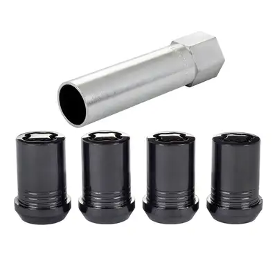 McGard Wheel Lock Set M12x1.25 Nut Cone Seat Tuner 13/16 Hex 1.24 in Oal .796 in Dia