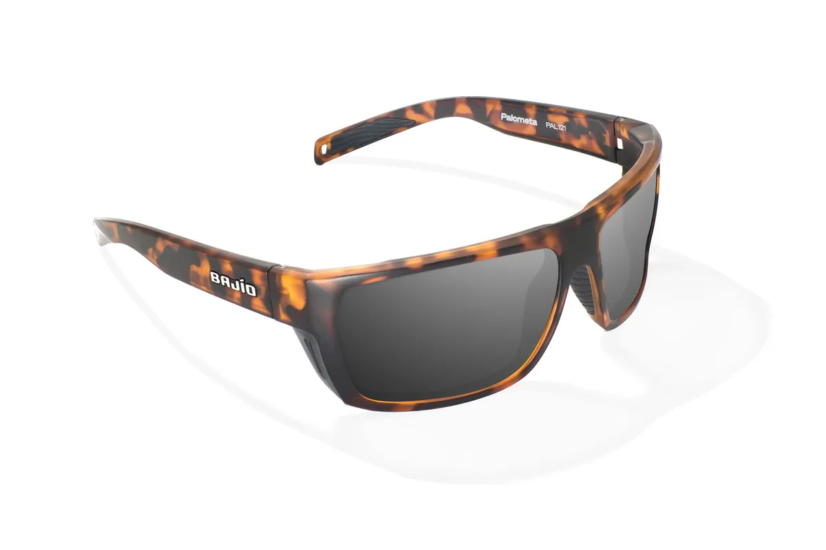 Palometa Gray Glass Blue Tort Matte Sunglasses product image