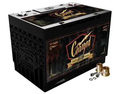 XS Power 12v Bci Group 34 Agm Starting Battery Max Amps 3300a Ca: 1000a