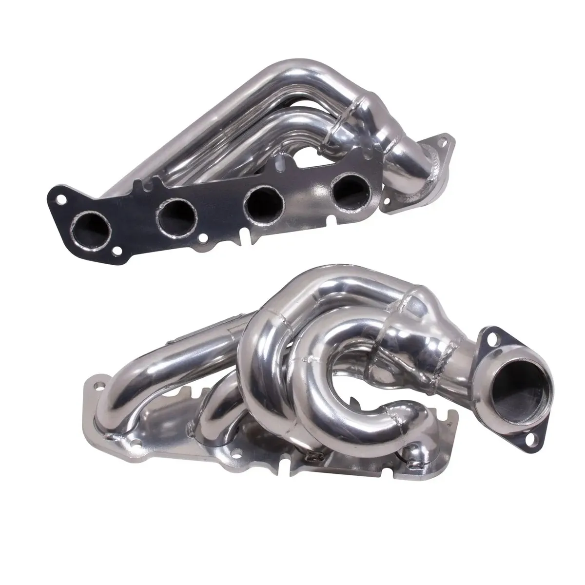 2011-2014 Ford F150 Coyote 5.0 Truck 1-34 Shorty Tuned Length Headers - Polished Silver Ceramic product image
