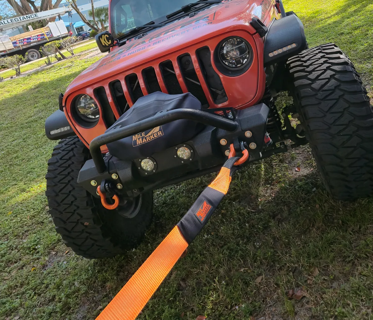 Mile Marker 19330TOW 3IN x 30ft Orange Tow Strap product image