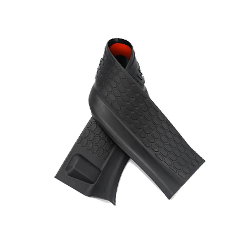 Black Rubber Door Sill Guards Kit For 2018-Later Jeep Wrangler JL & Gladiator JT 4 Doors product image