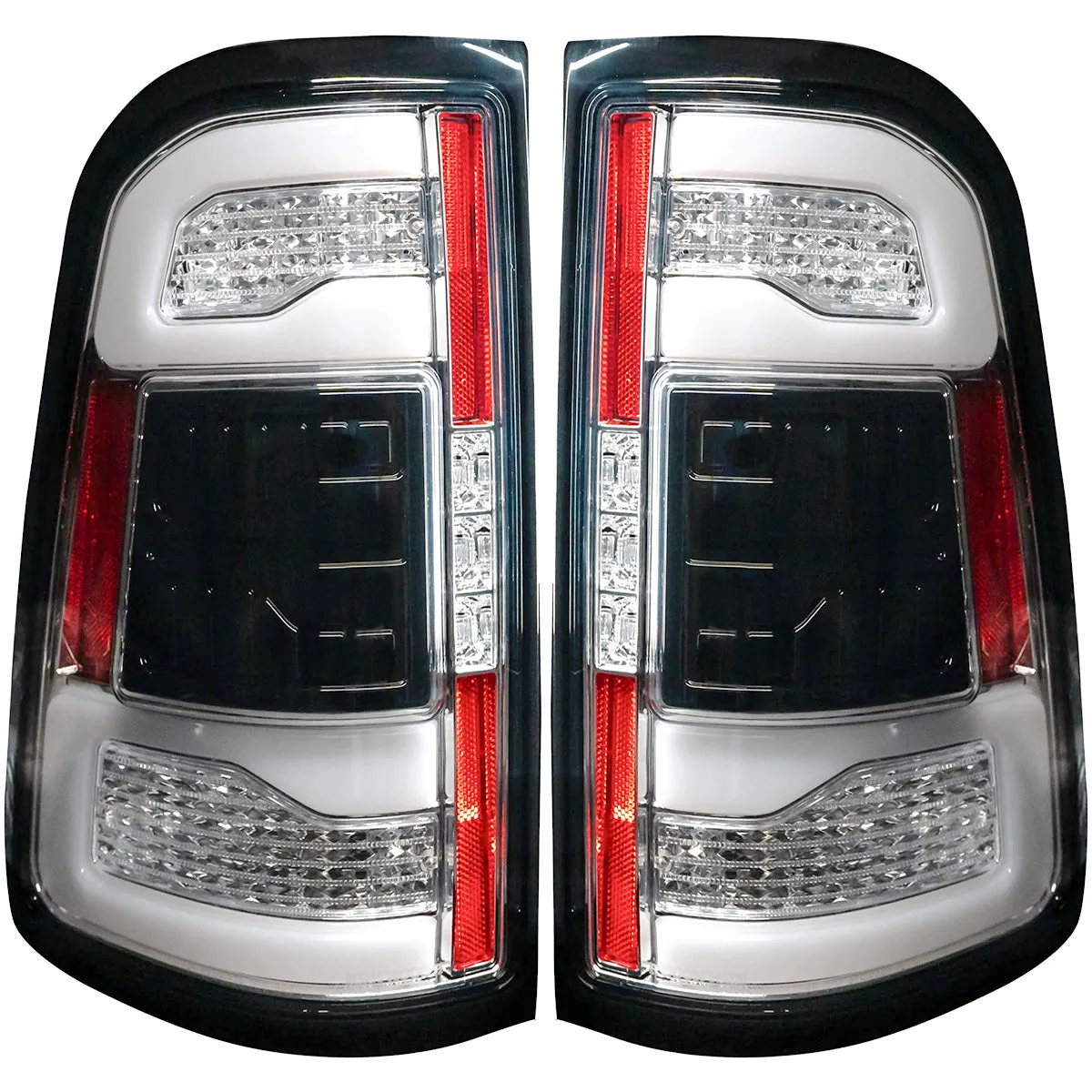 Dodge 19-20 RAM 1500 And 20-21 RAM 25003500 Oled Tail Lights Replaces Factory OEM LED Tail Lights - Smoked Lens product image