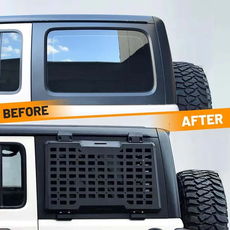 Rear Window Storage Molle Panel for 2018-Later Jeep Wrangler JL 4 Door product image