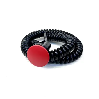 DRAG RACE SOLUTIONS Shredder Transbrake Button w/Cord - Red