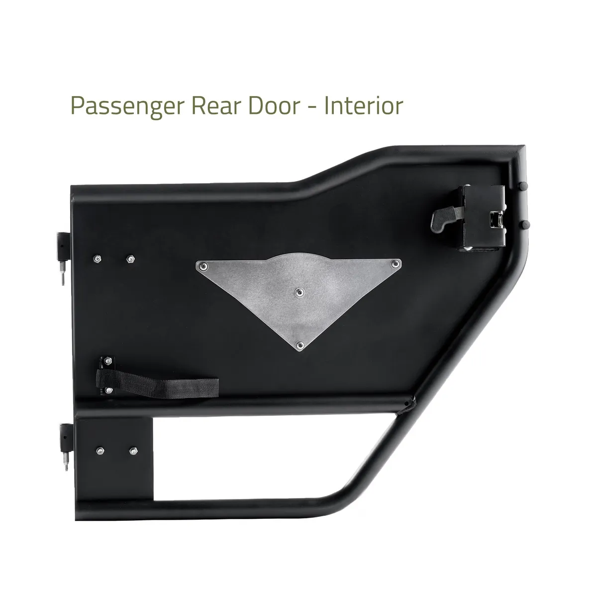 18c Wrangler/Gladiator Jl/Jt Mission Doors Black Front Pair product image