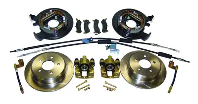 Crown Automotive Jeep Replacement Disc Brake Conversion Kit 1997-2006 TJ Wrangler;1993-1998 ZJ Grand Cherokee;