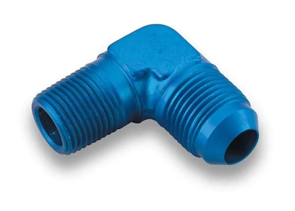 Earl's Performance 90 Deg. 10 to 1/2in Npt Adapter