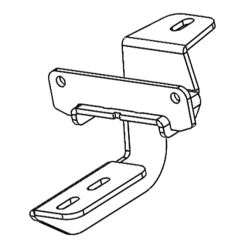 go Rhino - 6949265 - Rb10/Rb20 Running Boards - Mounting Brackets Only - Textured Black product image