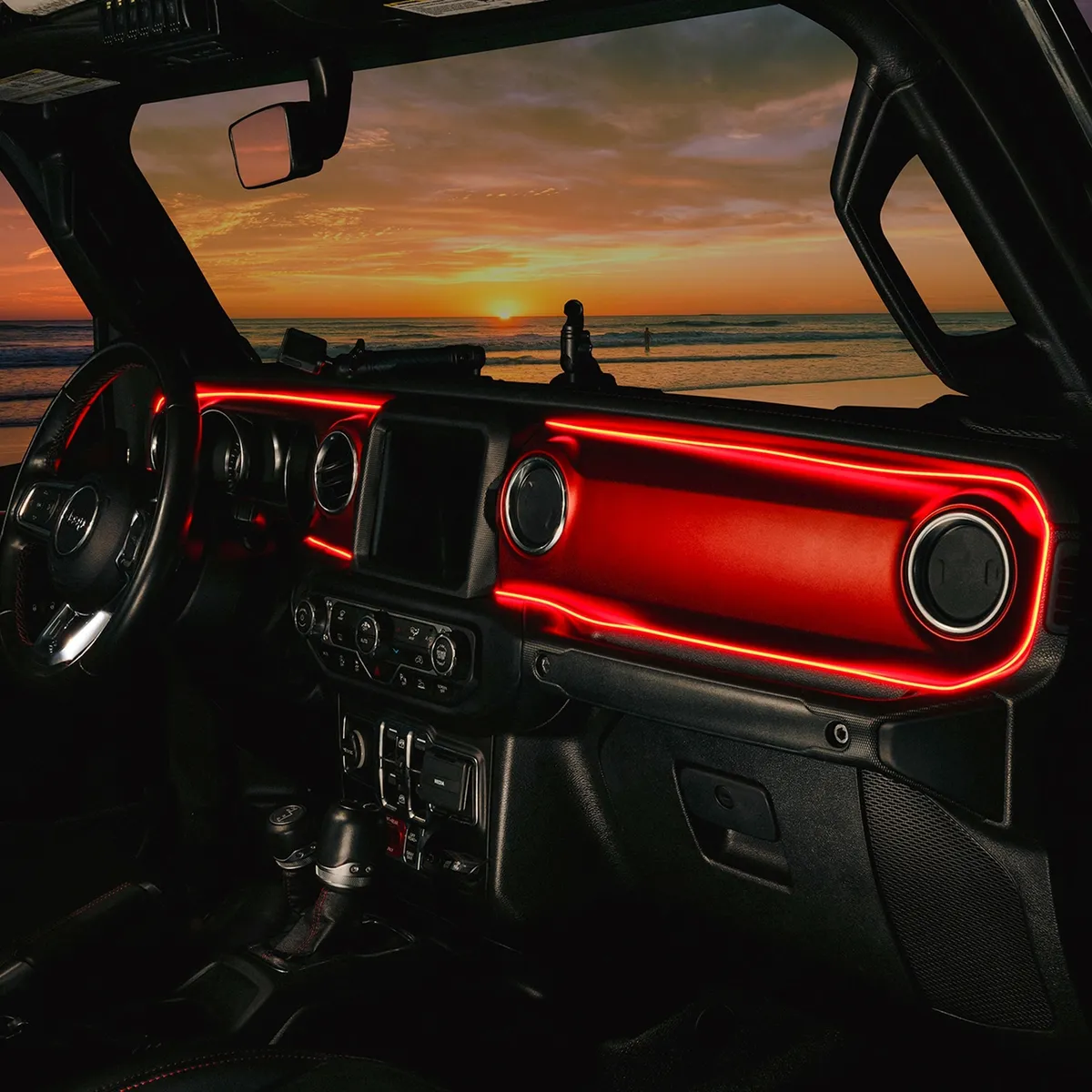 ORACLE Lighting 2018-2023 Jeep Wrangler JL/Gladiator JT Dynamic ColorSHIFT LED Interior Dash Board Kit product image