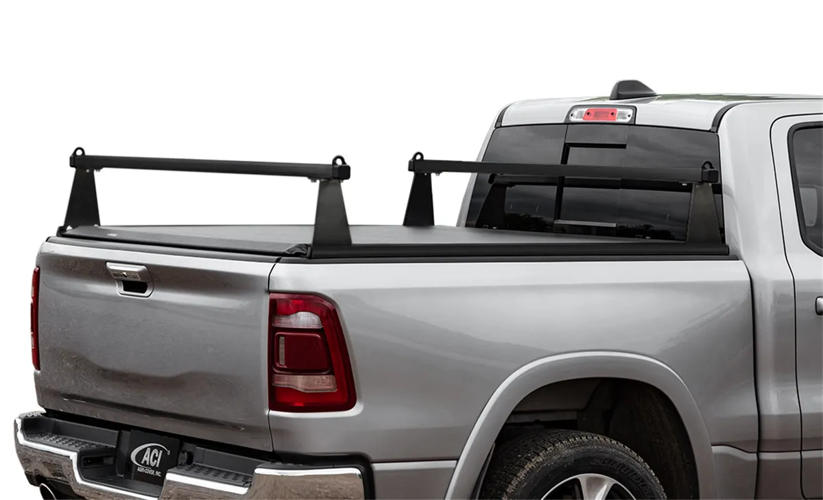 ADARAC™ Aluminum M-Series Truck Bed Rack System; Matte Black Finish; Bolt On; product image