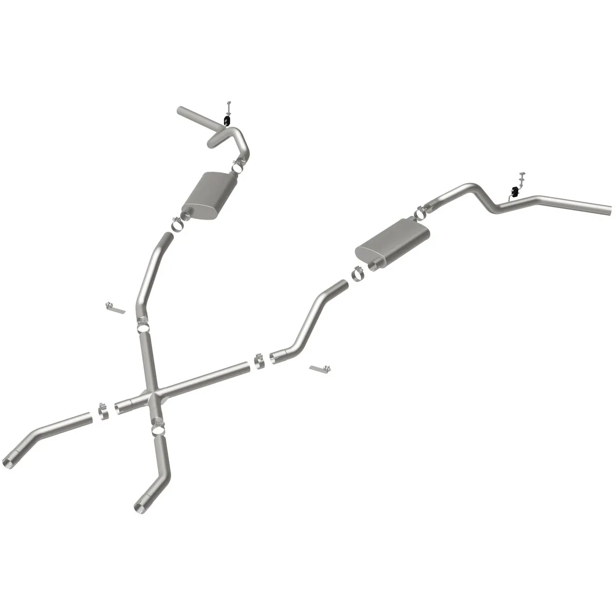 MagnaFlow Exhaust Products 16643 Street Series Stainless Crossmember-Back System product image