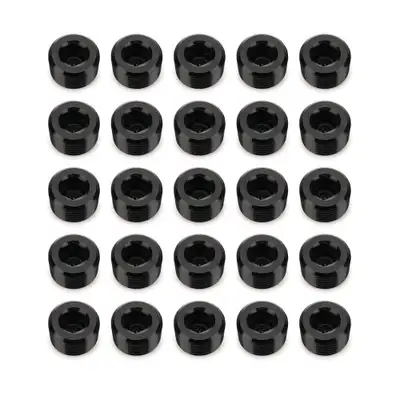 Redhorse Performance 06 (3/8inch) Npt Socket Head Pipe Plugblack25pcs