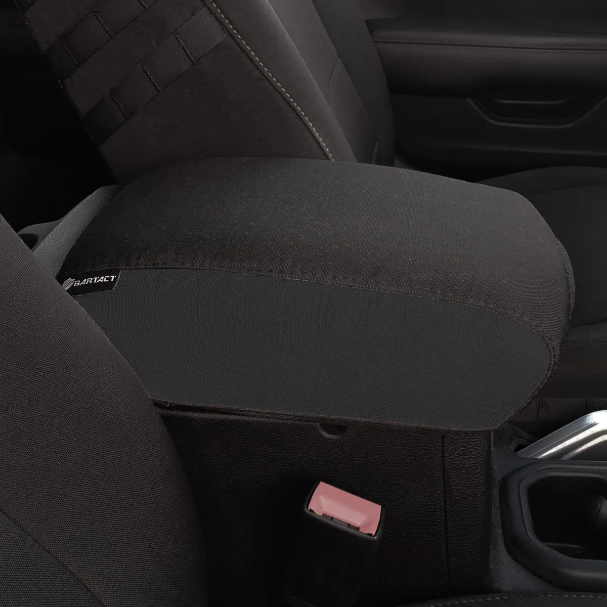 Bartact Jeep Center Console Cover Padded For 18-Up Wrangler JL Jeep JL/JLU Graphite Side/Black Top Bartact
