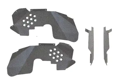 Steinjager Fenders 2007-2018 Inner Fronts and Inserts, Fits Falcon Shocks Gray Hammertone