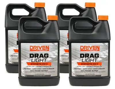 Driven Racing Oil Drag Light 0W3 Motor Oil 1 Gallon