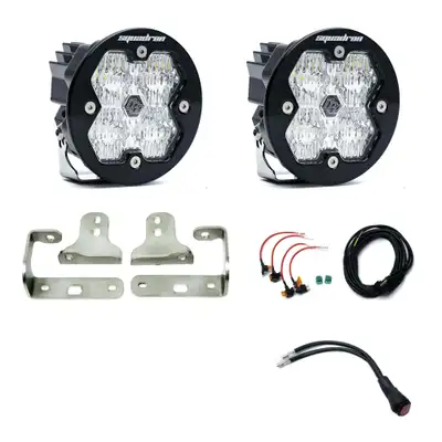 Baja Designs Squadron-R 2.0 Sport Fog Pocket Light Kit Jeep 2018-26 Wrangler JL 2020-26 Gladiator JT Baja Designs