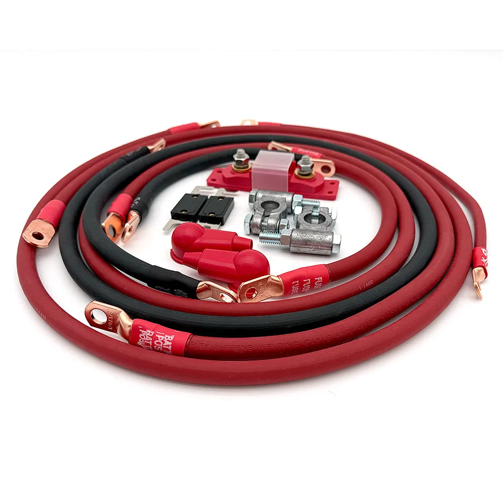 2007-2018 Toyota Tundra Battery Cable Kit Gen 2 5.7 Liter 2 Gauge Battery Cable Big7Kits product image