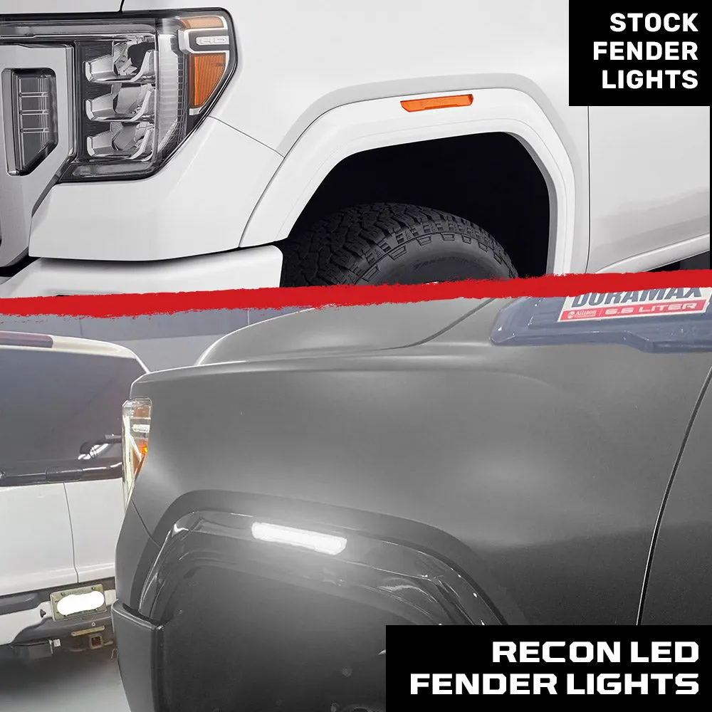 GMC 20-25 Sierra HD 2500/3500 (4th Gen) Fender Lenses (4-Piece Set) Ultra Bright LED Lights - Multiple Options product image
