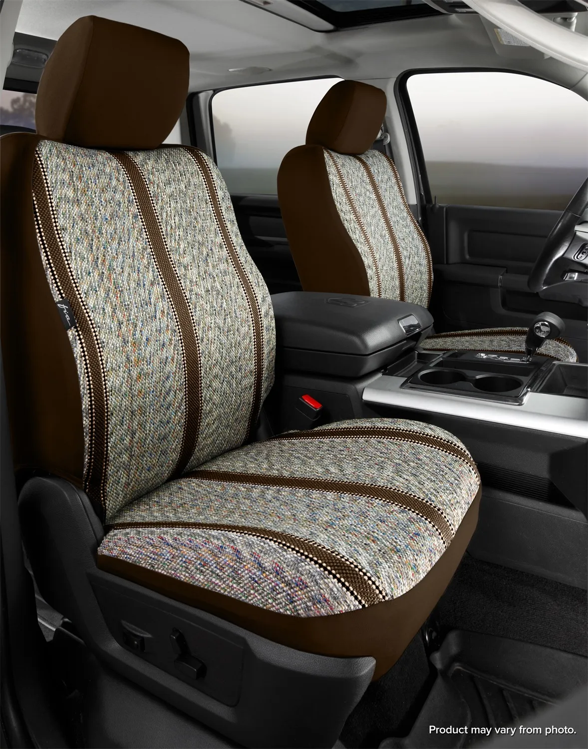 FIA TR47-71 BROWN TR40 Series - Wrangler Saddleblanket Custom Fit Front Seat Cover - Brown product image