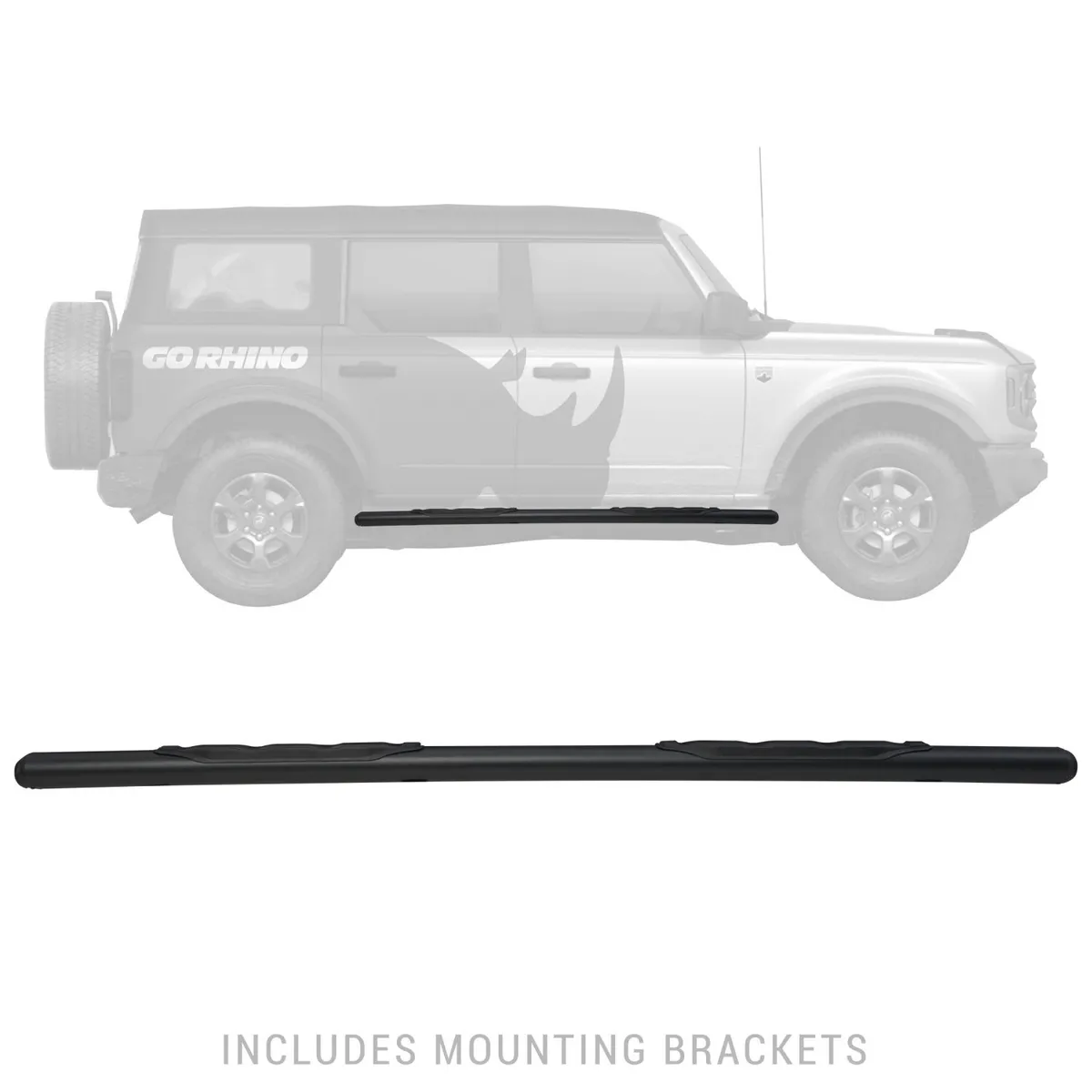 Go Rhino 10573T - 5 1000 Series Side Steps - 73 long - BOARDS ONLY - Textured Black product image