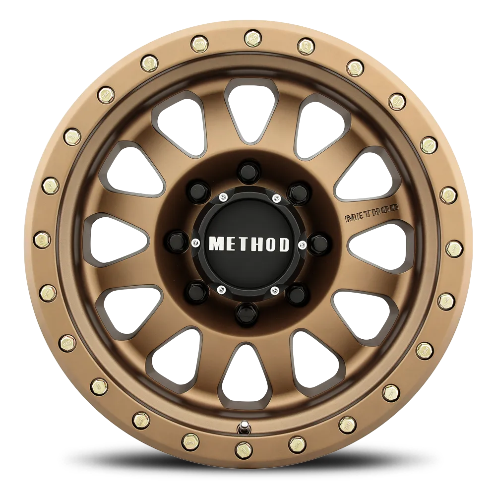 Aluminum Wheels 17x8.5 Double Standard MR304 Bolt Pattern 8 On 165.1 Offset 0 Lip Size 2.6 Method Bronze BRZ Method product image