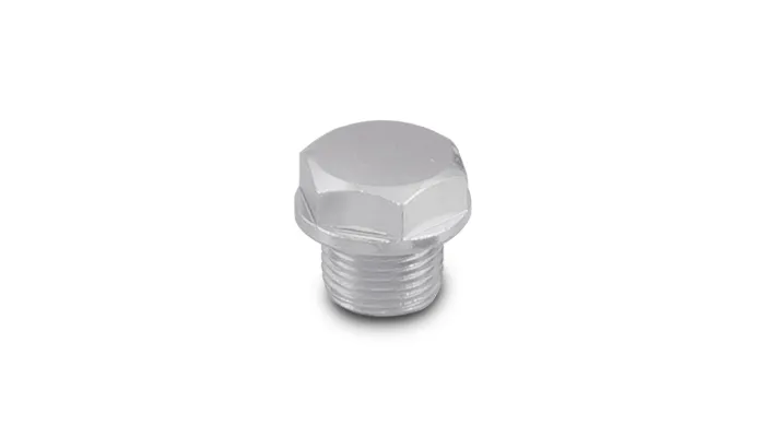 Hex Bolt Oxygen Sensor Bung Plug; M18 x 1.5 Thread Size; Zinc Plated Mild Steel; 5 pcs.; product image