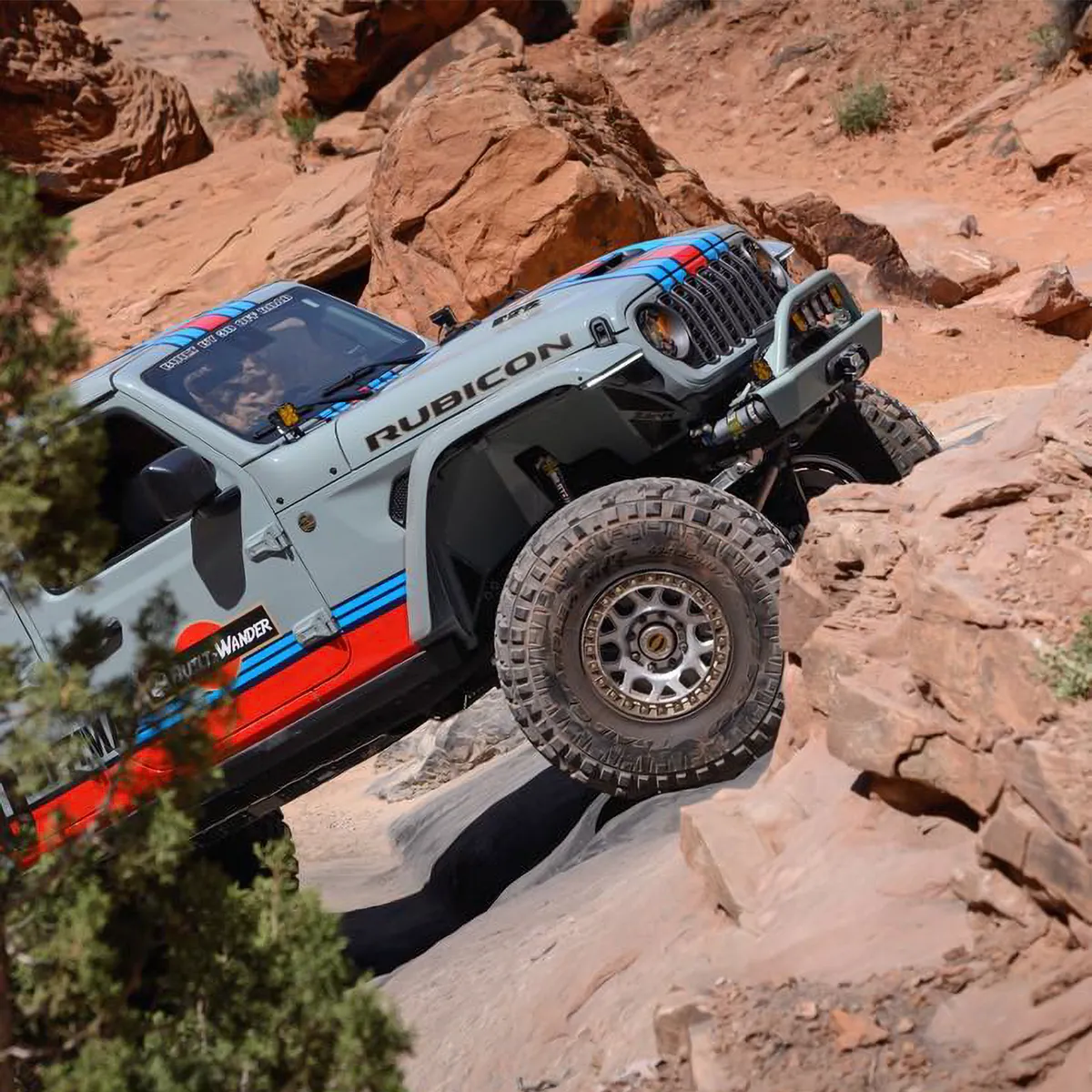 18c Wrangler Legacy Front Bumper With Hoop Raw product image