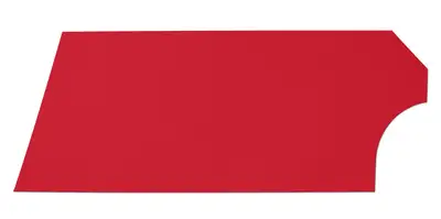 FiveStar Door High Impact Plastic Red Left