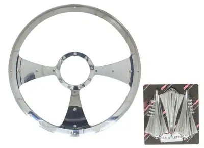 Billet Specialties Stiletto - Profile Steering Wheel 15.5in