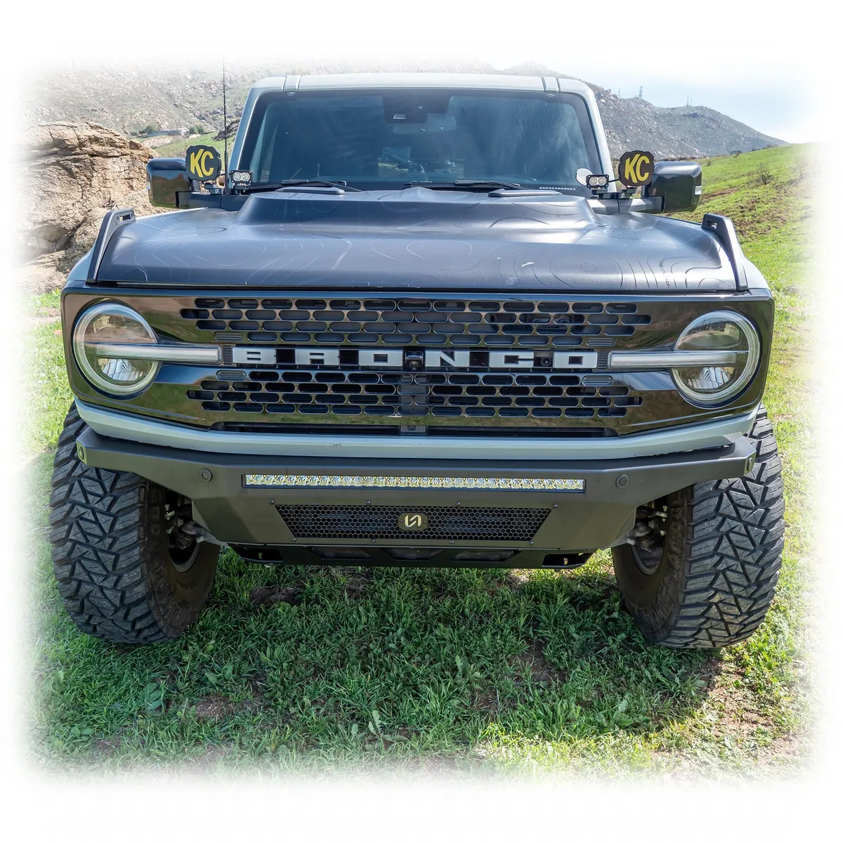 2021+ Ford Bronco Hyperlyte Front Bumper & Skid Plate product image