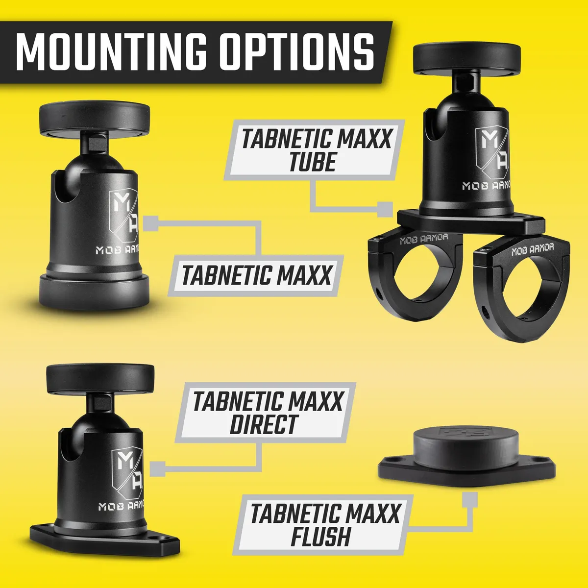 TabNetic Maxx | Rugged Magnetic Tablet Mount product image