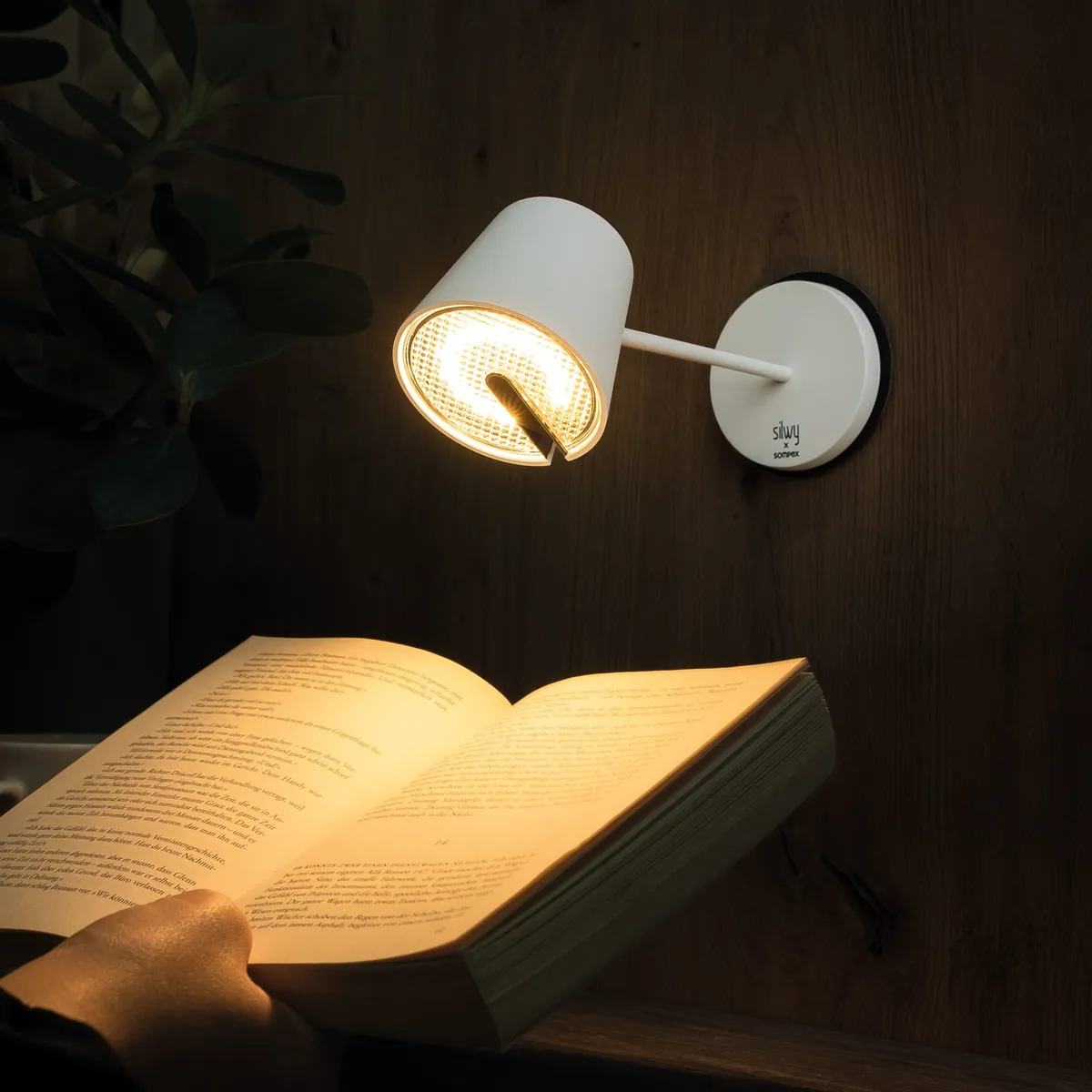 Magnetic lamp PORTOFINO WHITE including placemat and pad product image
