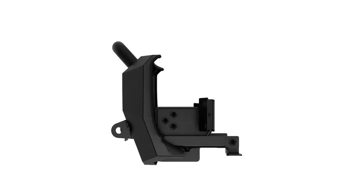 Front Winch Bumper; 3/16 in. Steel Plate; 1/4 Winch Mount; Textured Black Powder Coat; product image