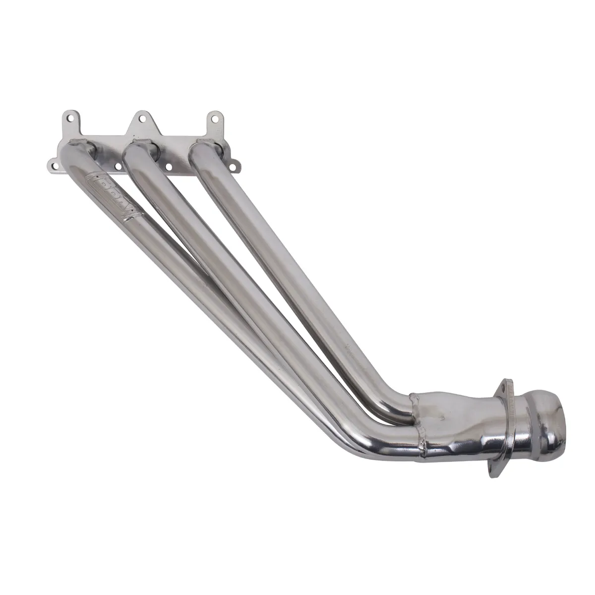 Chevrolet Camaro V6 1-5/8 Long Tube Exhaust Headers With High Flow Cats Polished Silver Ceramic 10-11 product image
