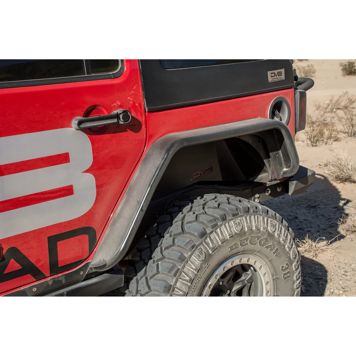 DV8 Offroad FENDB-02 Fender Flares; Wide; Front & Rear product image
