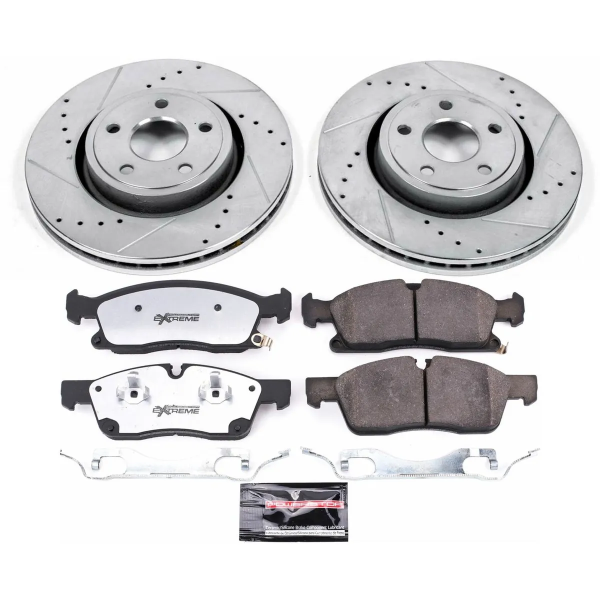 Z36 Truck/Tow Upgrade Kit: Drilled/Slotted Rotors; Carbon-Fiber Ceramic Pads W/Hardware product image