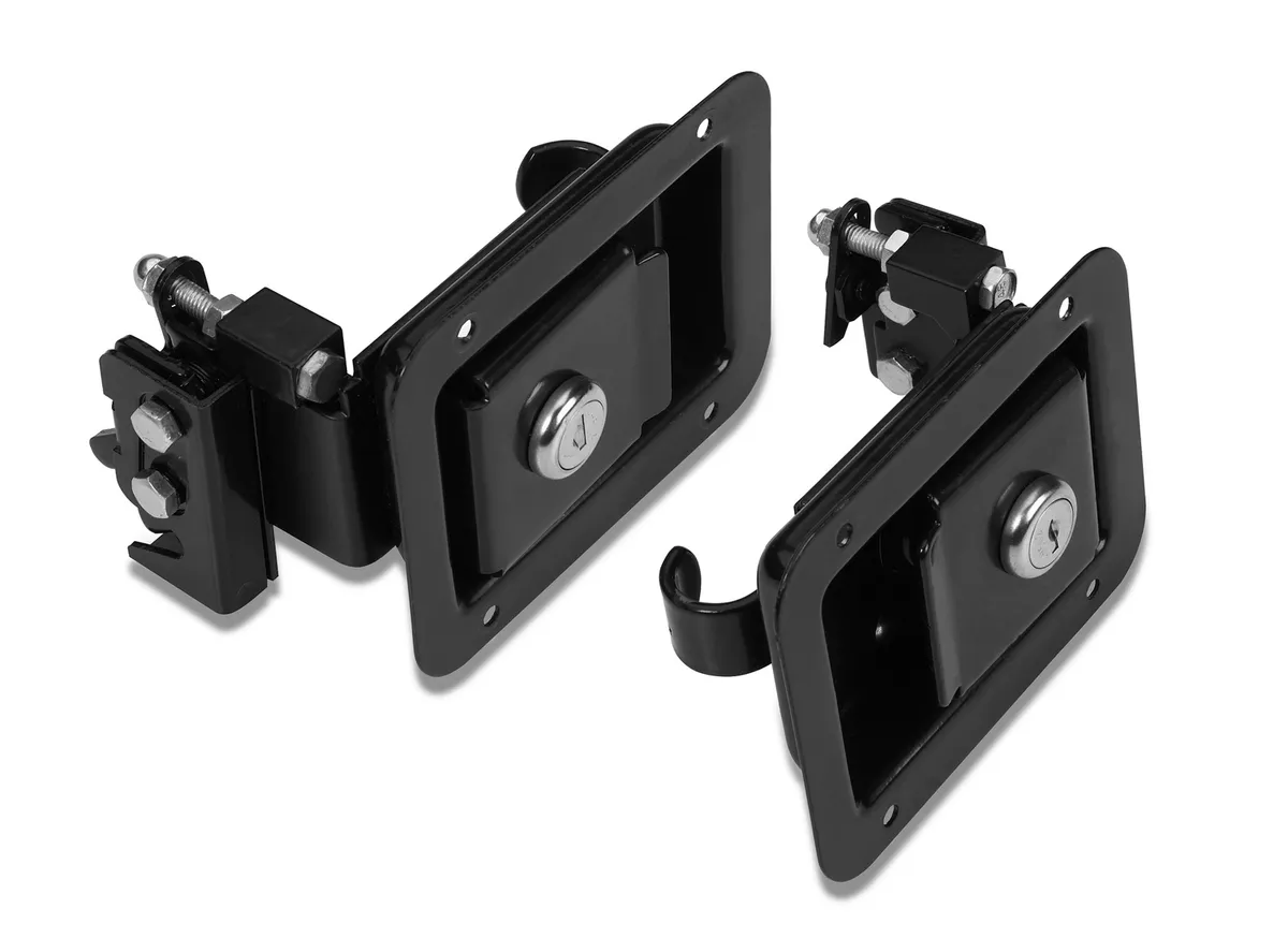 Jeep Door Handle Latches For Jeep 1987-1995 Wrangler YJ Black Steel Bestop product image