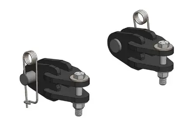 LoD Offroad LoD Bronco Tow Bar Adapters for Roadmaster Blackhawk 2, Nighthawk, or Sterling Tow Bars (Black Powder Coated)