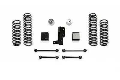 Fabtech Standard Box Kit; 3 in. Lift; Sport System; Incl. Coil Springs; Sway Bar Links; Bump Stop Extensions; Rear Track Bar Bracket; For PN[K4106/K4107M/K4107DL];