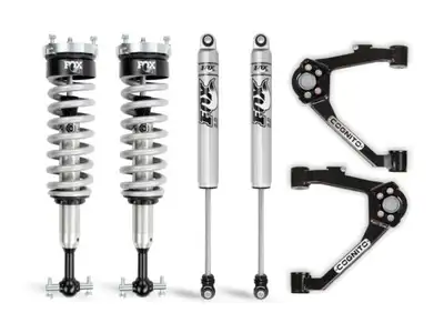 Cognito Motorsports Truck Cognito 3-Inch Performance Leveling Kit With Fox 2.0 IFP Shocks for 2007-2018 Silverado/Sierra 1500 2WD/4WD With OEM Cast Steel Control Arms