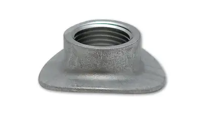 Vibrant Performance Oxygen Sensor Weld Bung; M18 x 1.5 Thread Size; 304 Stainless Steel; 1 pc.; Saddle Style;