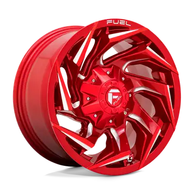 KMC Wheels Fuel Wheels | Reaction | Candy Red Milled