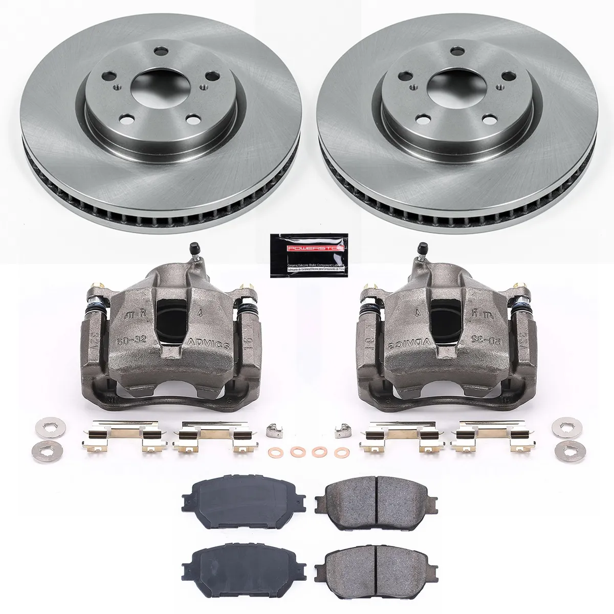 Z17 Direct Replacement Kit: Rotors; Ceramic Pads; Calipers product image