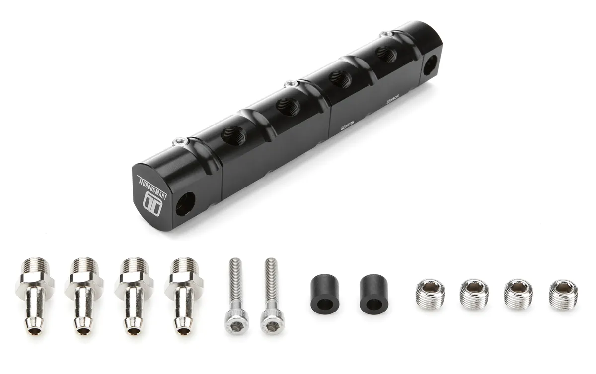 TurboSmart USA Modular Combo Block (4 Port & 2 Channel) 1/8NPT