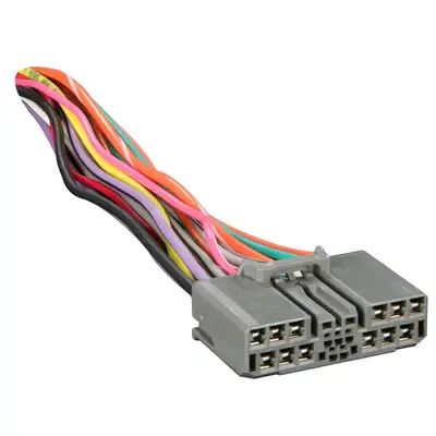 Metra Electronics TURBOWire; Repair Wire Harness; Plugs Into OEM Radio; For Power/4-Speaker;