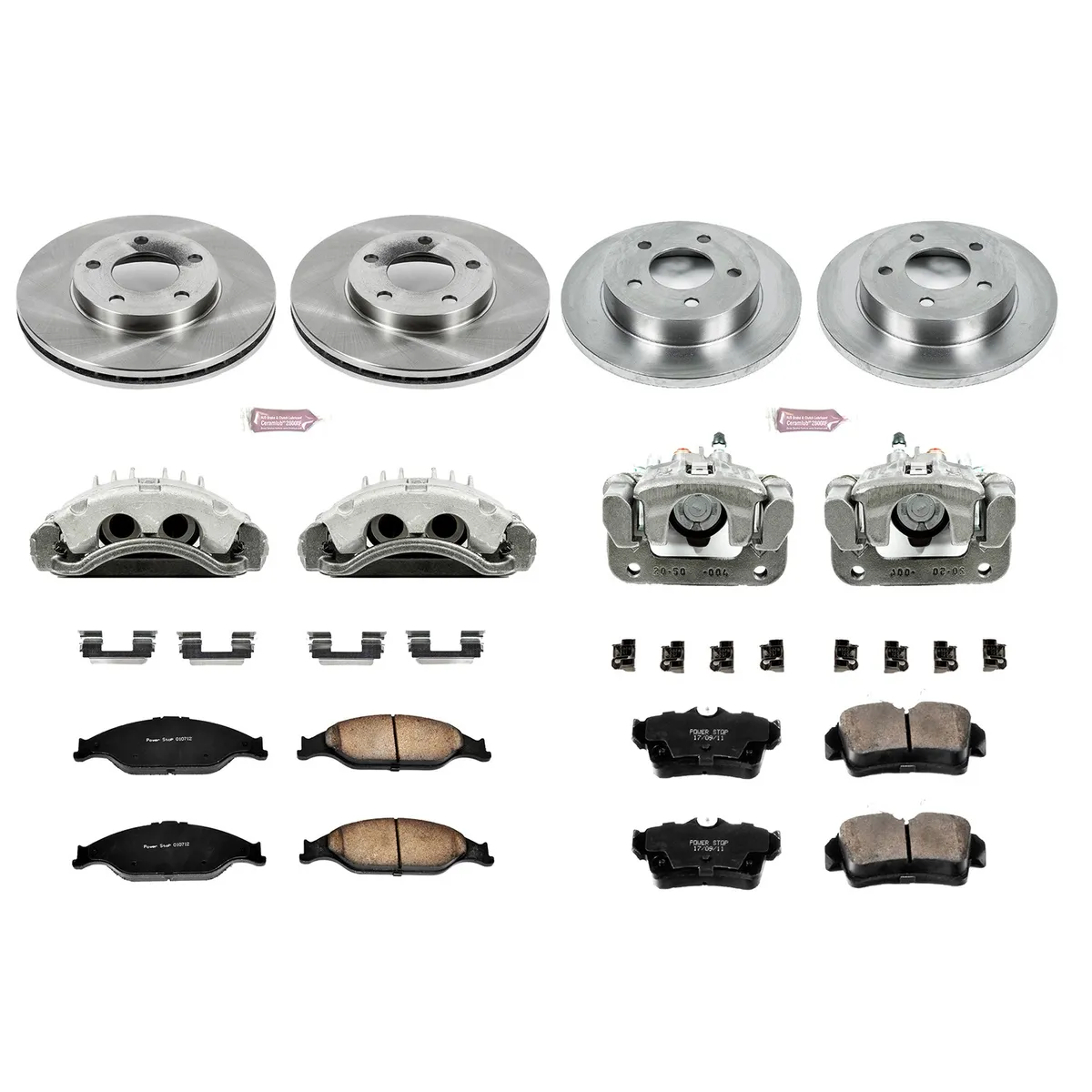 Z17 Direct Replacement Kit: Rotors; Ceramic Pads; Calipers product image