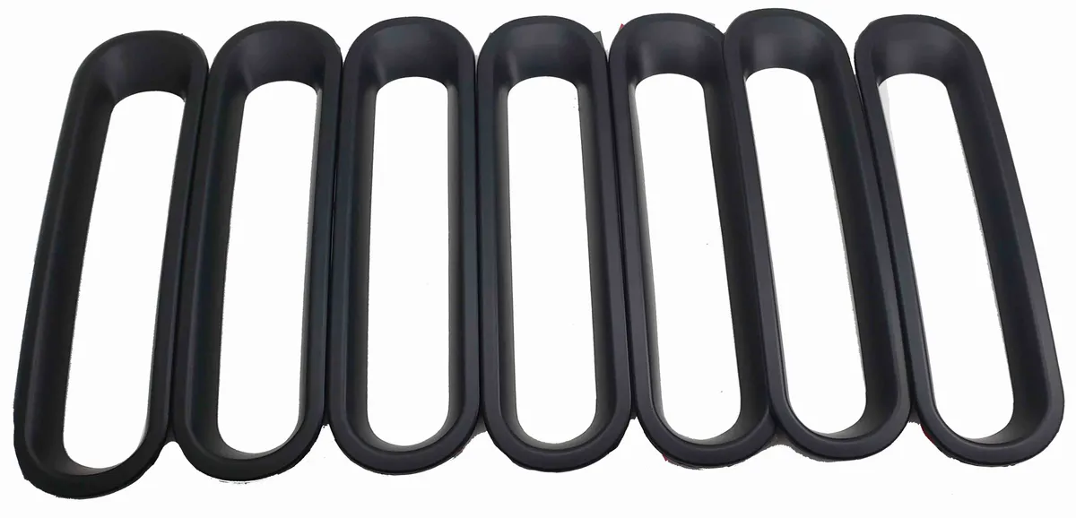 Steinjager Steinjäger Exterior Accessories Wrangler JK 2007-2018 Grill Inserts Black Plastic